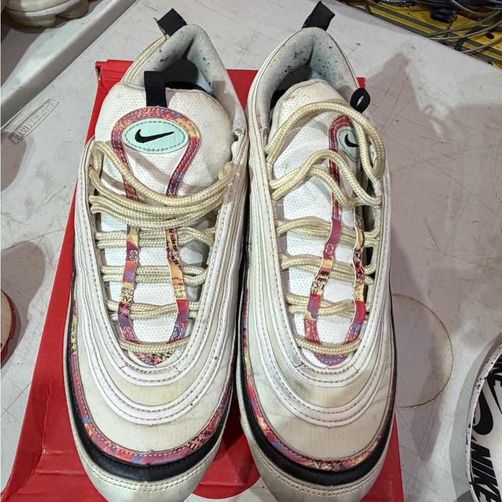 Nike Air Max 97 with White and Red Accents